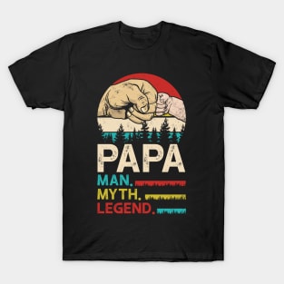 PAPA The Man The Myth The Legend T-Shirt **Name Can Be Customized** The Man The Myth The Legend, Papa, Papa Gift, Father's Day T-Shirt